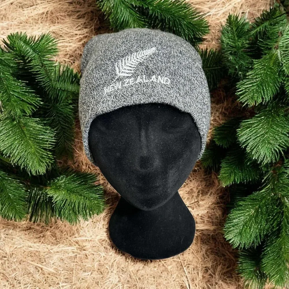 New Zealand Beanie Hat Cap Black Size Adult Unisex